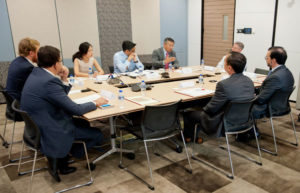 singapore corporate events photography round table discussion wespac 07