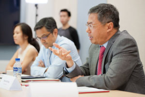 singapore corporate events photography round table discussion wespac 17